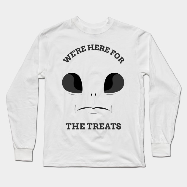 Alien Halloween Long Sleeve T-Shirt by YungBick